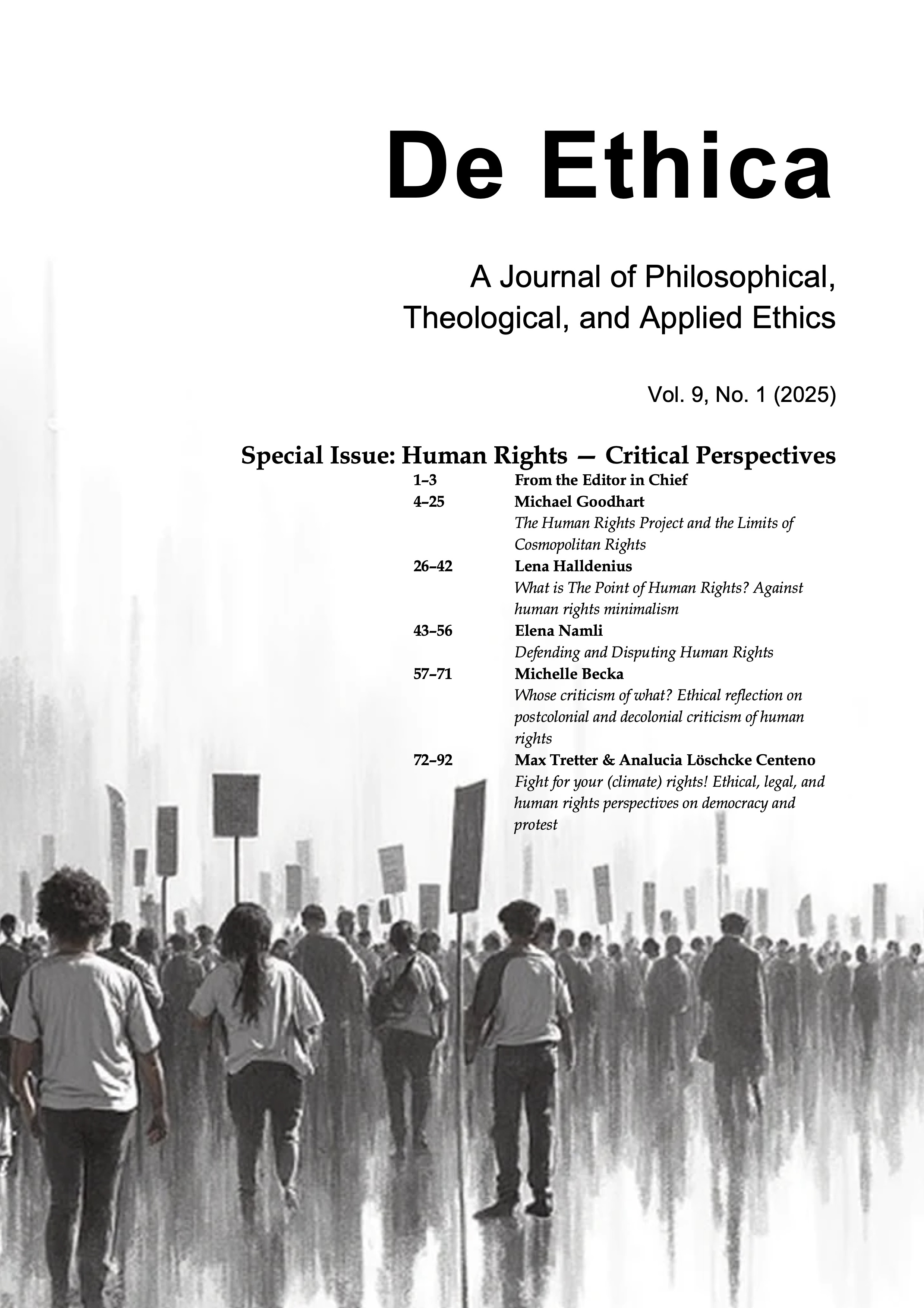 					View Vol. 9 No. 1 (2025): Special Issue: Human Rights - Critical Perspectives
				